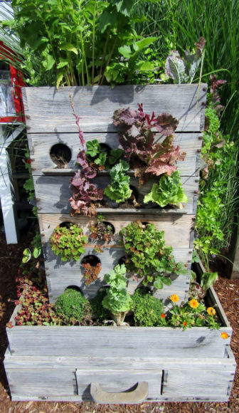 16 Vintage Garden Decor Ideas: Upcycle Glamour to a Garden 10 garden compost ideas - a wormery style compost bin made from repurposed wooden drawers