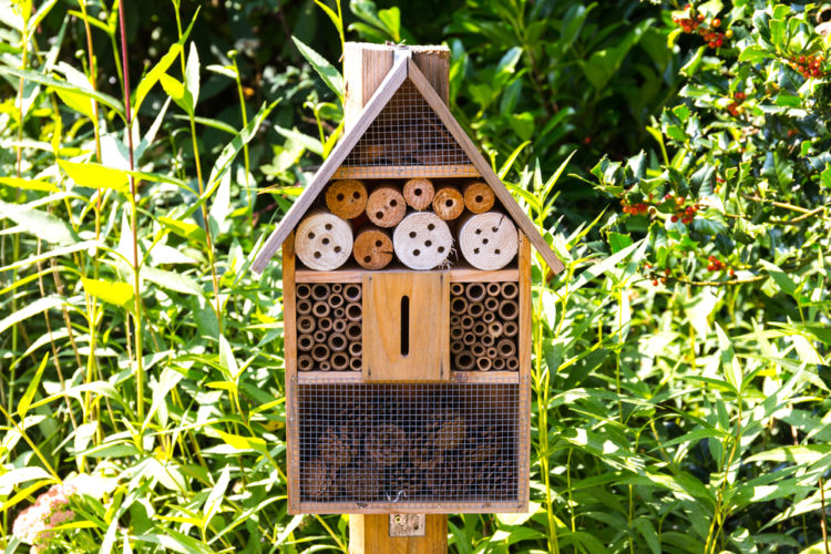 simple garden bug hotel ideas