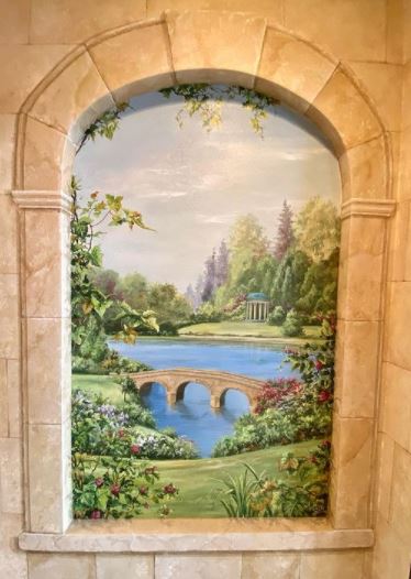 29 Unique Garden Mural Ideas for Outdoor Walls & Fences 26 c