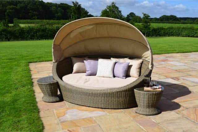 maze winchester rattan daybed