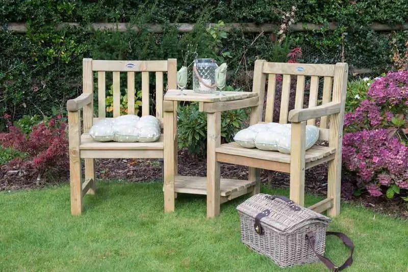 Best Patio Furniture for Small Gardens: ideas for all budgets 13 forest garden harvington love seat