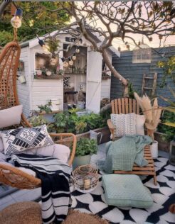 Best Patio Furniture for Small Gardens: ideas for all budgets 19 garden shed patio