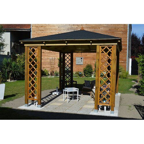 Where to Put a Trellis? 15 Ideas to Use a Trellis in Your Garden 9 Gazebo trellis