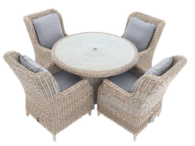 4 seater dining armchair set