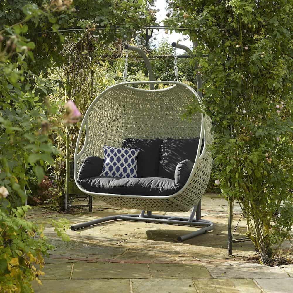 cocoon hanging chair fake wood