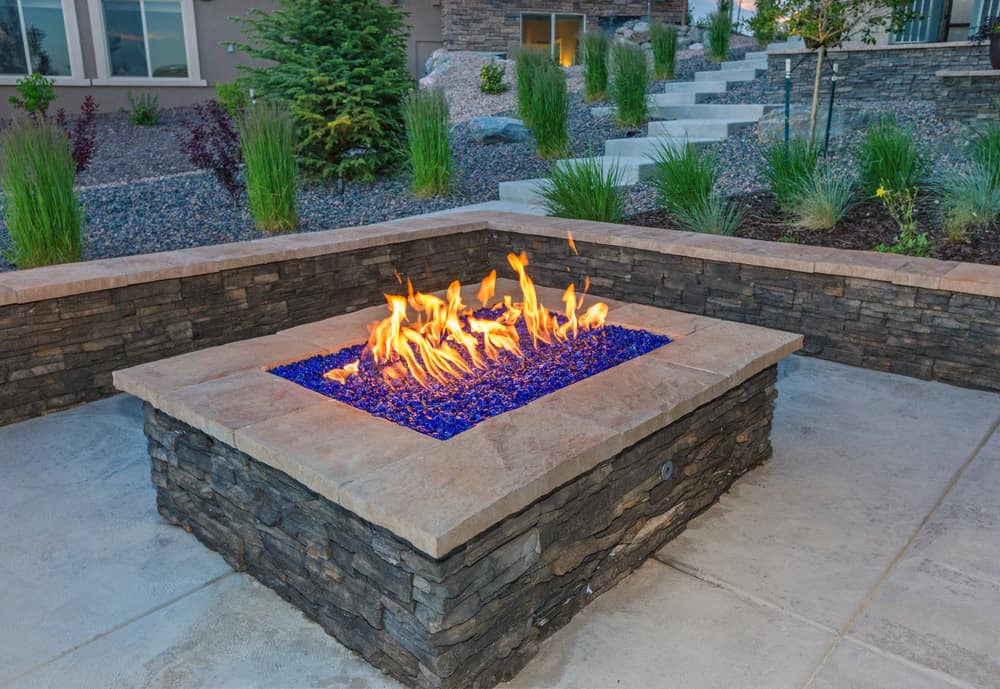 gas fire pit