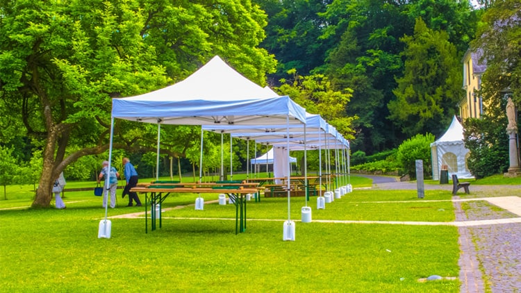 how to secure a gazebo from wind