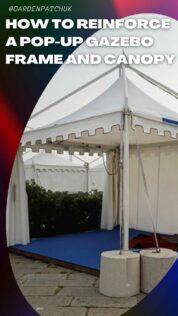 How to Reinforce a Pop-Up Gazebo Frame and Canopy 2 HOW TO REINFORCE A POP-UP GAZEBO FRAME AND CANOPY-min