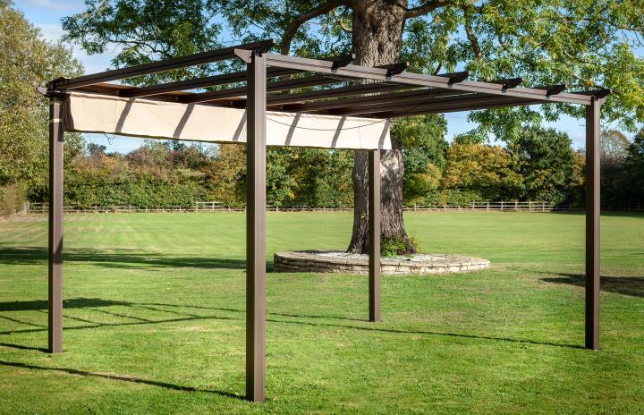 What Is the Best Gazebo to Buy? 2 aluminium gazebo with retractable roof