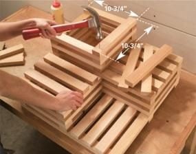 How To Build A Tiered Plant Stand 3