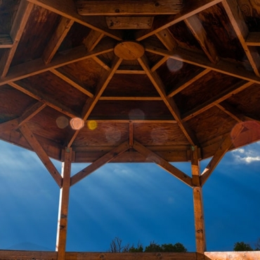 how to build a hexagon gazebo roof
