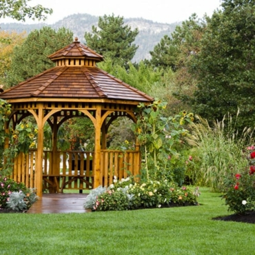 how to build an octagon gazebo roof