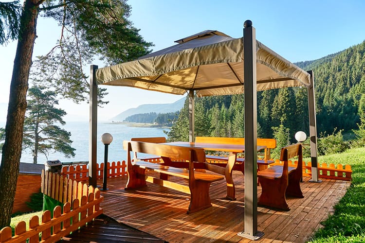 How to Fix a Gazebo to Decking 1 how to fix a gazebo to deck