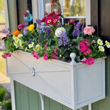 metal flower box