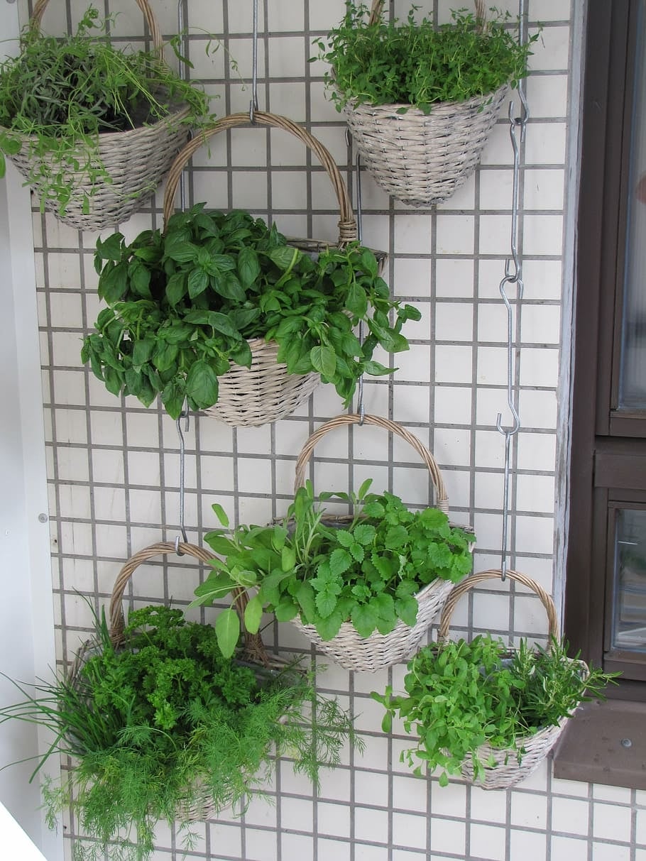 repurposed baskets