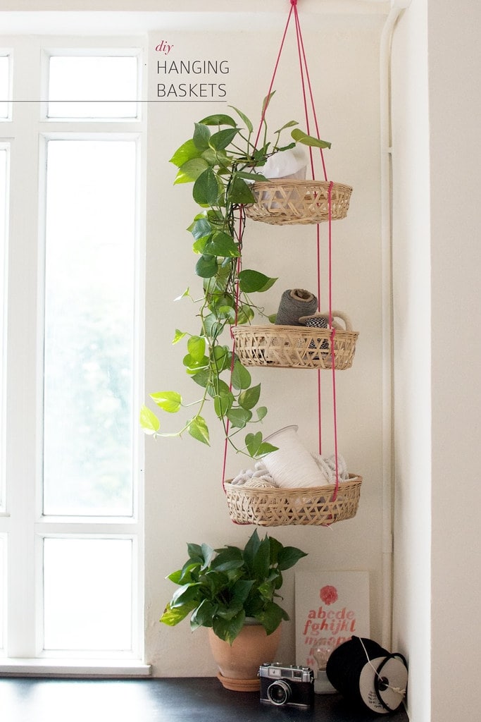 5 Simple DIY Hanging Planter Boxes You Can Make 5 stacked hanging baskets