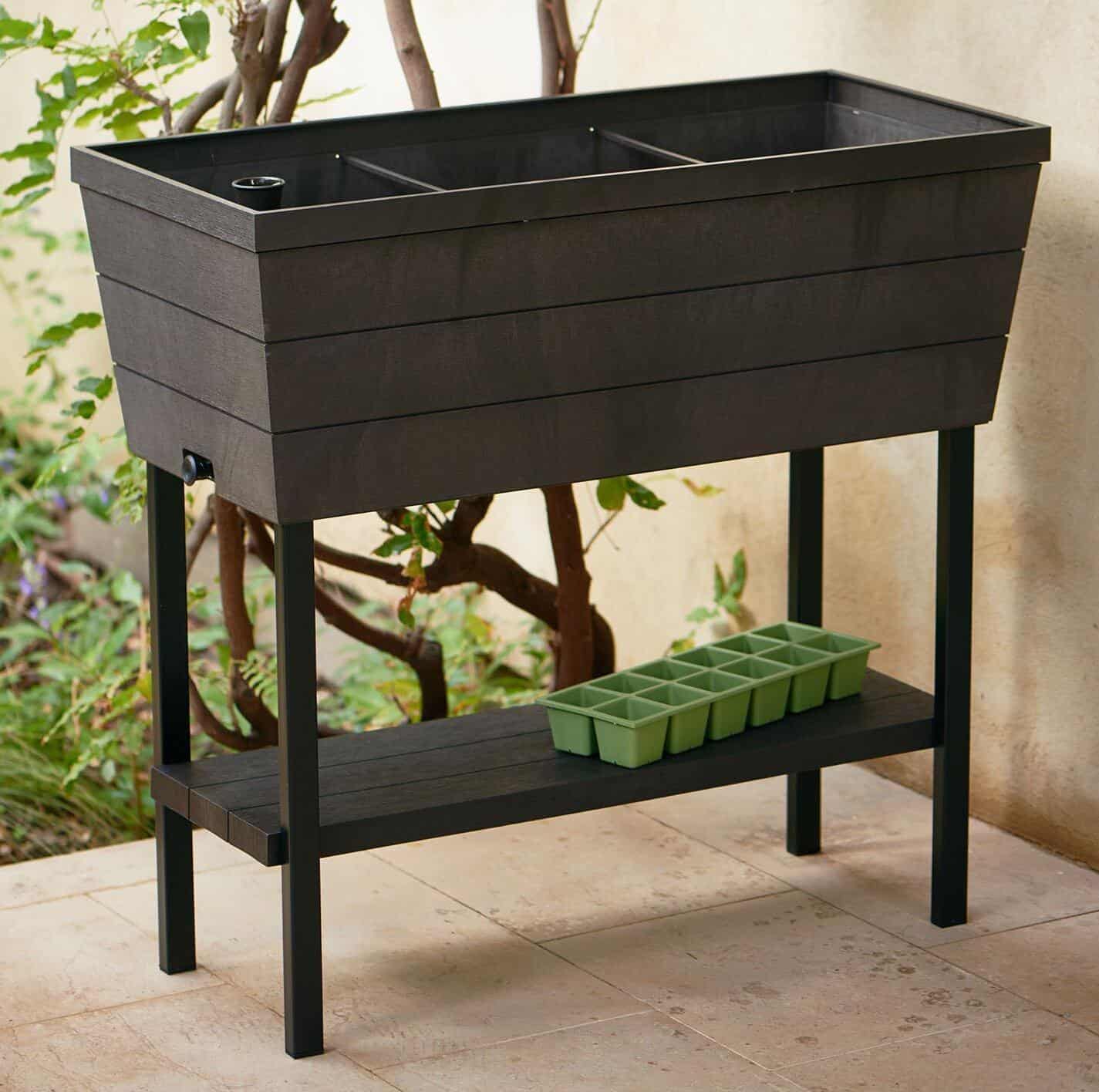 10 Best Urban Planter Boxes for a Modern Gardening Space 6 Keter watering planter box