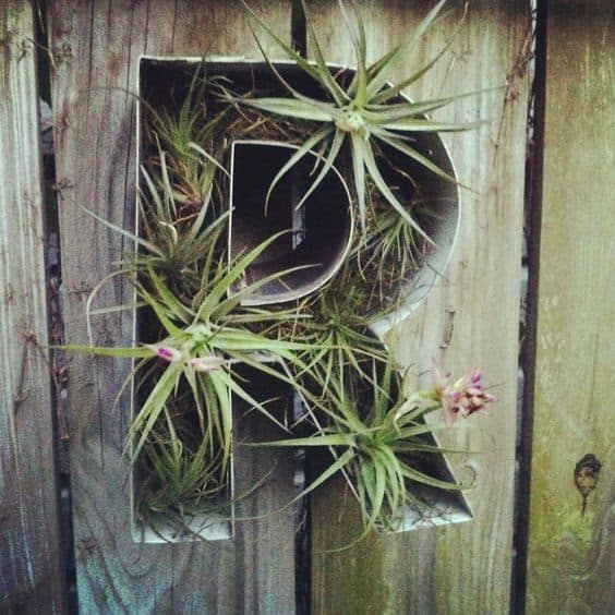 23 Fence Planter Box Ideas to Decorate Railing & Fences 19 Letter-Shaped Fence Planters