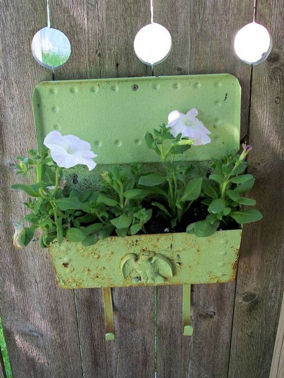 23 Fence Planter Box Ideas to Decorate Railing & Fences 11 Mailbox Fence Planters