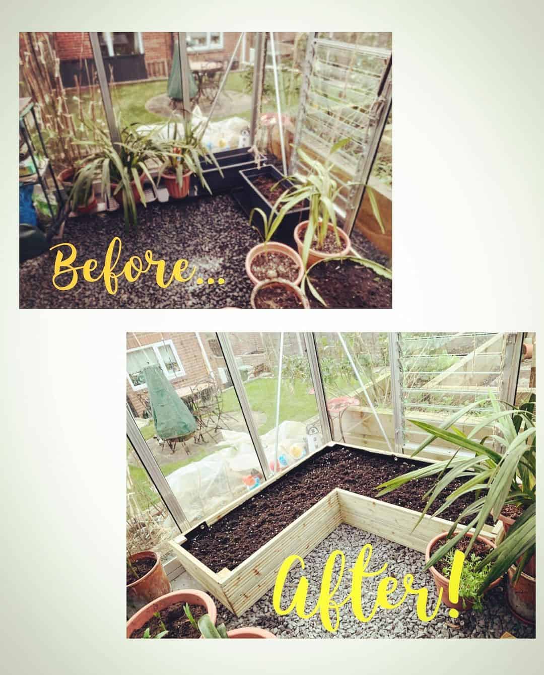 greenhouse DIY planter box