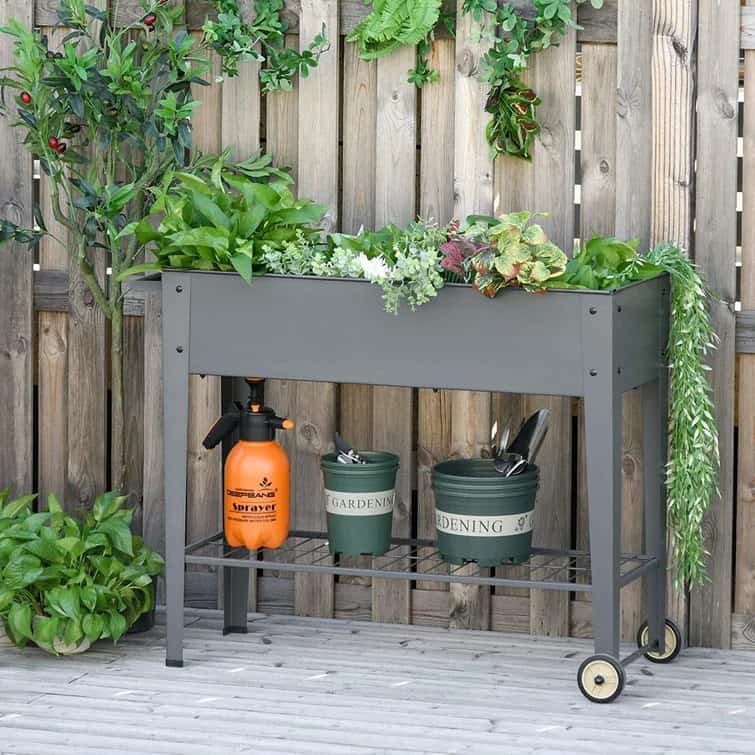 10 Best Urban Planter Boxes for a Modern Gardening Space 10 metal raised flowerbed