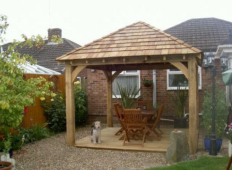 cedar shingles on gazebo roof