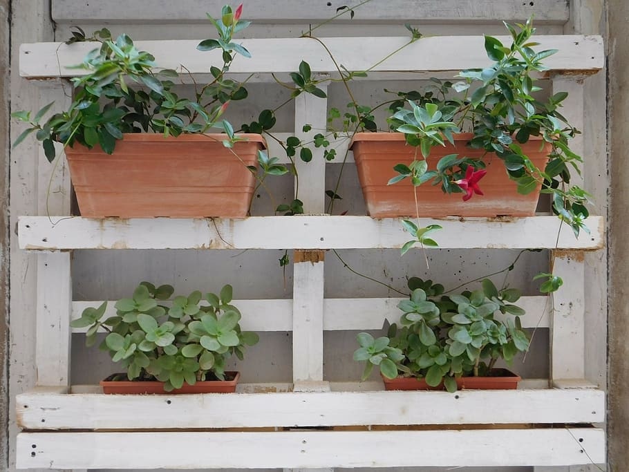 10 Deck Planter Box Ideas to Liven up Your Dull Decking 8 planters made from pallets