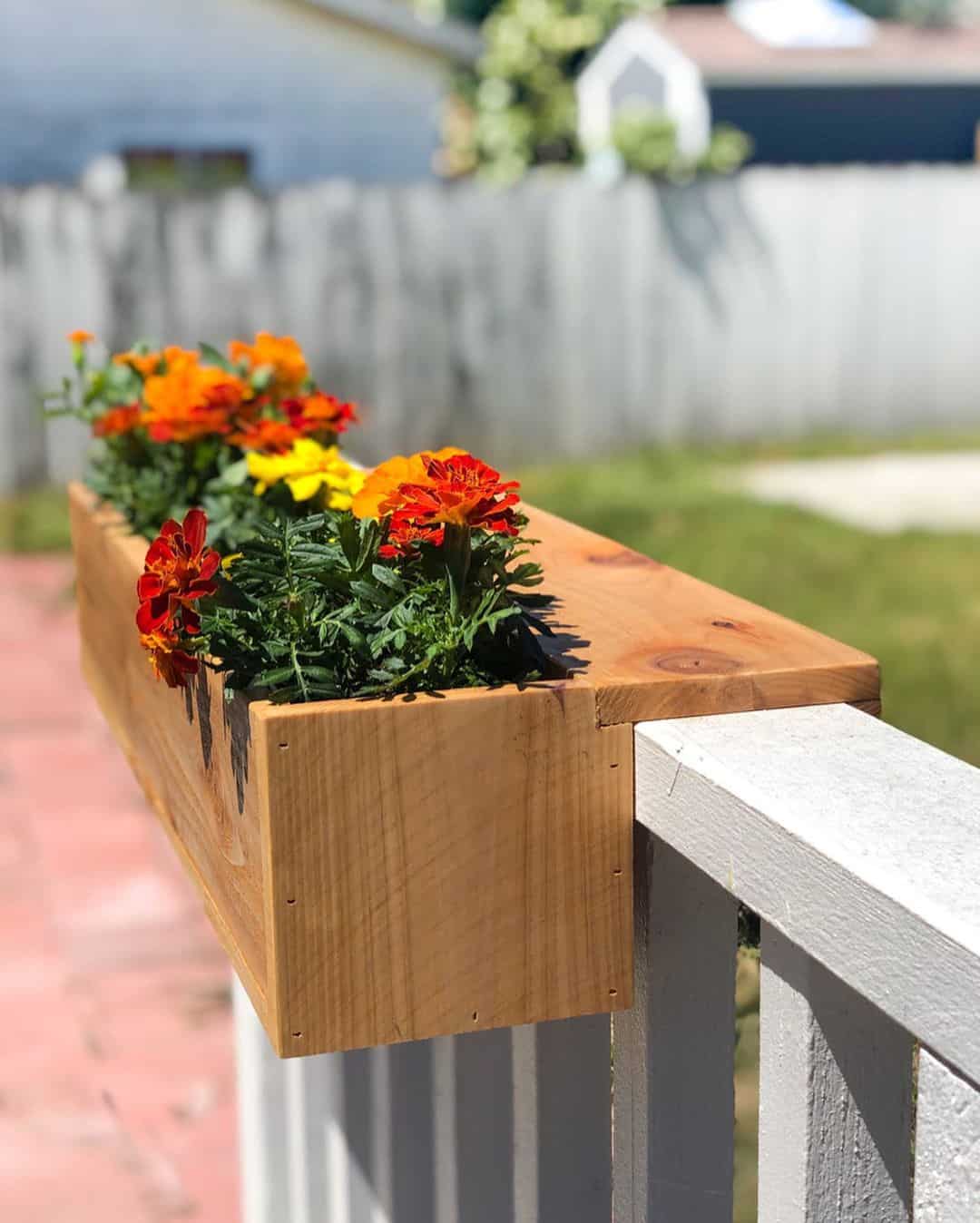 railing planter box