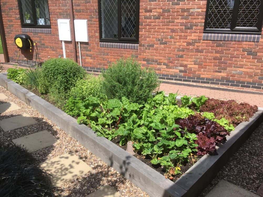 How to Make a DIY Triangular Planter Box 2 triangular raised bed