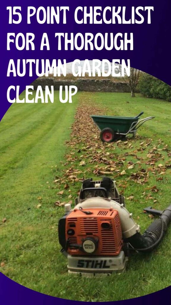 15 point checklist for a thorough autumn garden clean up-min