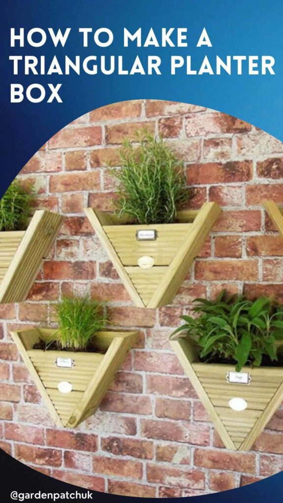 How to Make a DIY Triangular Planter Box 7 HOW TO MAKE A TRIANGULAR PLANTER BOX-min