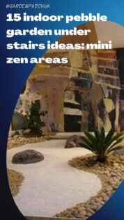 15 Indoor Pebble Garden Under Stairs Ideas: Mini Zen Areas 16 15 indoor pebble garden under stairs ideas mini zen areas-min