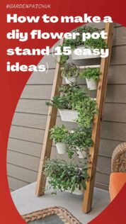 How to Make a DIY Flower Pot Stand (15 Easy Ideas) 14 How to make a diy flower pot stand (15 easy ideas)-min