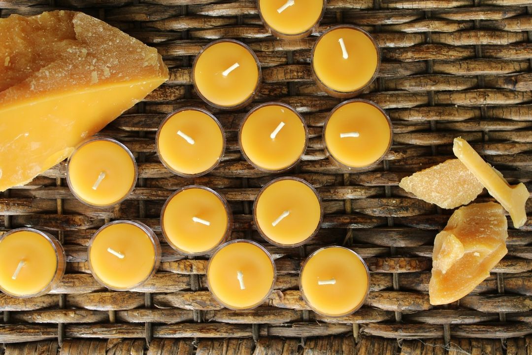 best candles for a flower pot heater