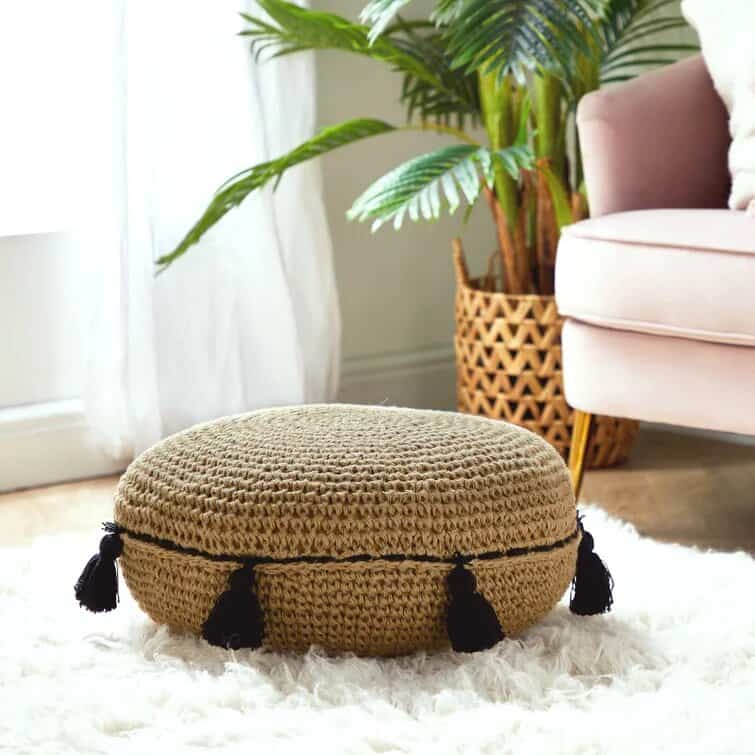 dharmadhikari round floor cushion