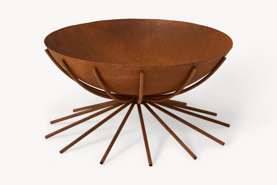 Best Funky Garden Furniture for Quirky Outdoors 5 ivy-line-outdoor-metal-fire-pit