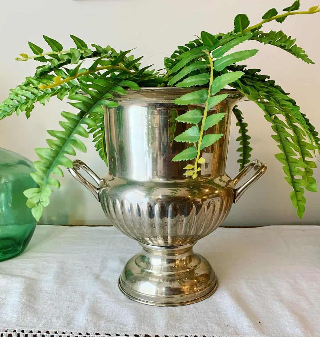 wine cooler plant holder