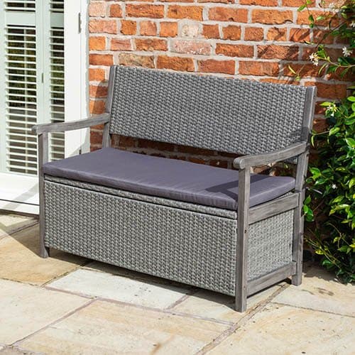 Best Kids Patio Furniture to Get Them Outdoors 5 alderley rattan storage bench