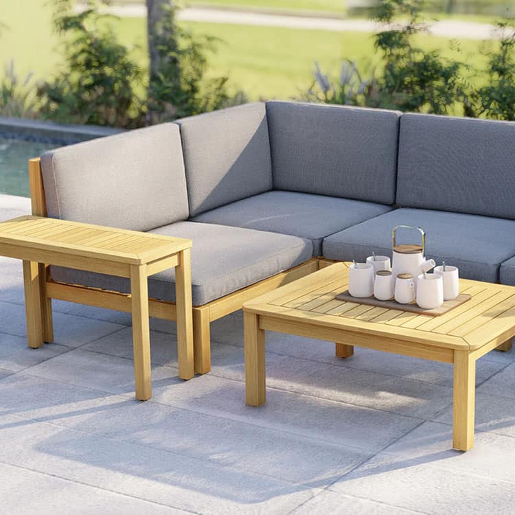Best Wooden Garden Furniture to Buy 4 camiri wooden corner group