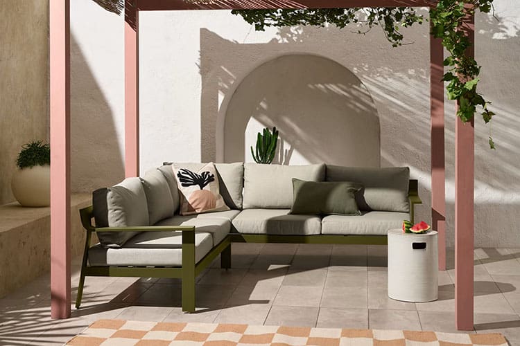12 Best Metal Outdoor Furniture and Patio Sets 4 kochi garden corner sofa