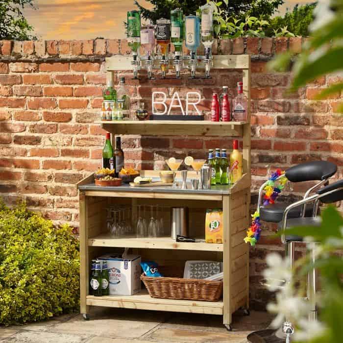 Best Wooden Garden Furniture to Buy 5 luxury garden mini bar