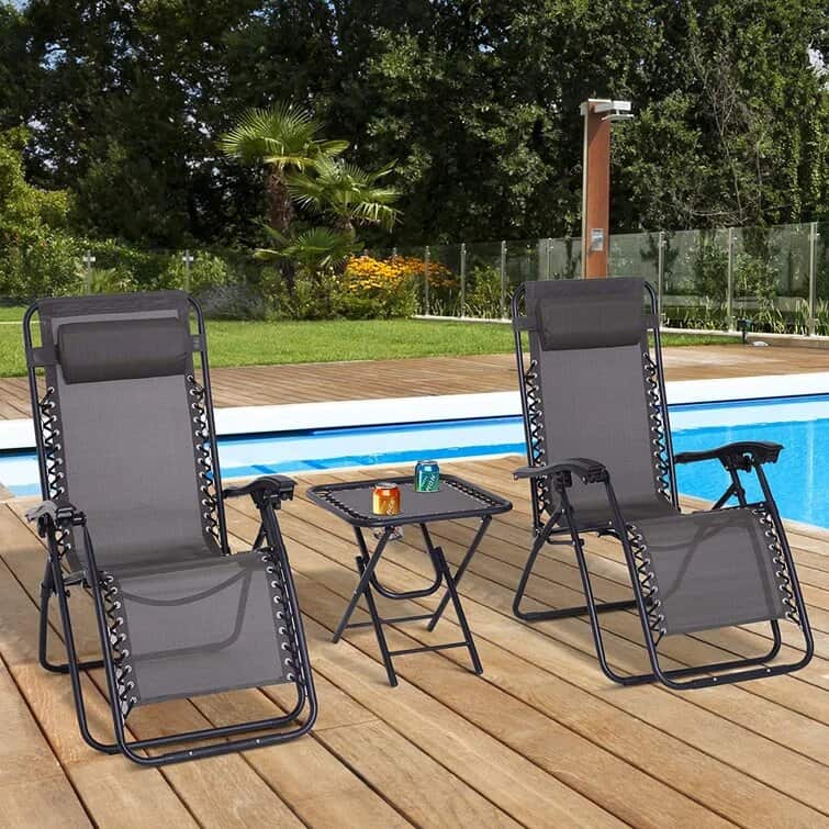 12 Best Metal Outdoor Furniture and Patio Sets 8 northside sun lounging set