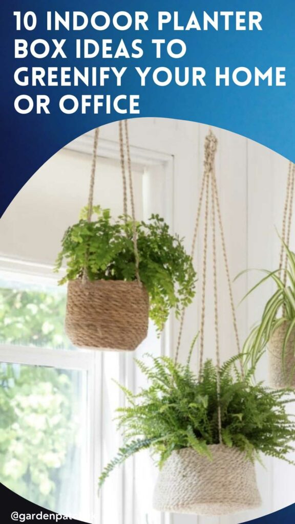 10 INDOOR PLANTER BOX IDEAS TO GREENIFY YOUR HOME OR OFFICE-min