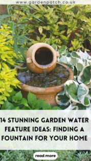 14 Stunning Garden Water Feature Ideas: Finding a Fountain for Your Home 15 14 STUNNING GARDEN WATER FEATURE IDEAS FINDING A FOUNTAIN FOR YOUR HOME-min