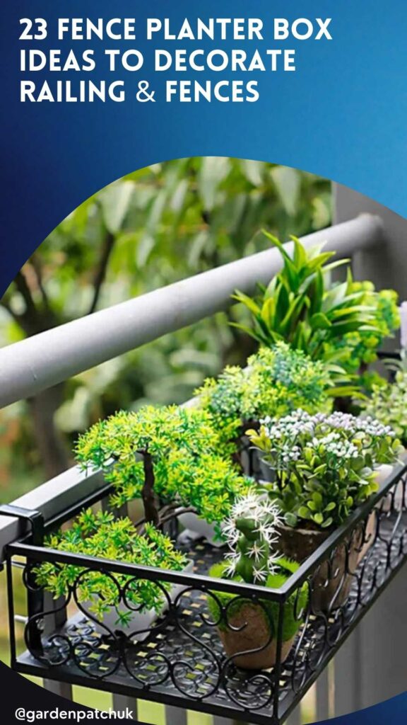 23 Fence Planter Box Ideas to Decorate Railing & Fences 24 23 FENCE PLANTER BOX IDEAS TO DECORATE RAILING & FENCES-min