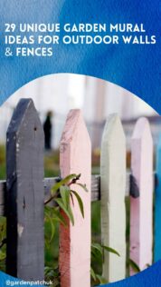 29 Unique Garden Mural Ideas for Outdoor Walls & Fences 30 29 UNIQUE GARDEN MURAL IDEAS FOR OUTDOOR WALLS & FENCES