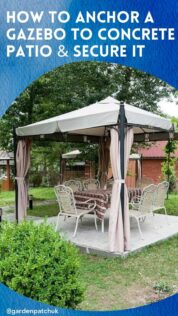 How To Anchor A Gazebo To Concrete Patio & Secure It 8 HOW TO ANCHOR A GAZEBO TO CONCRETE PATIO & SECURE IT