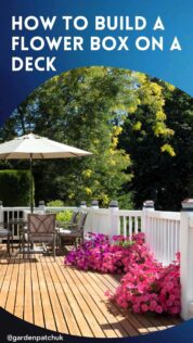 How to Build a Deck Flower Box to Hang on Railings 3 HOW TO BUILD A FLOWER BOX ON A DECK