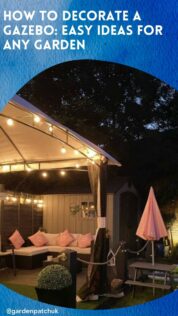 HOW TO DECORATE A GAZEBO EASY IDEAS FOR ANY GARDEN