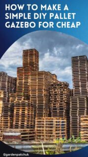 How to Make a Simple DIY Pallet Gazebo for Cheap 2 HOW TO MAKE A SIMPLE DIY PALLET GAZEBO FOR CHEAP